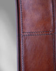 Homer - Oval Mirror - Dark Brown