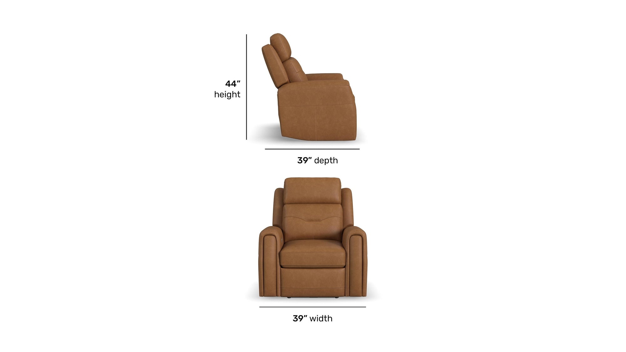 Felix - Power Recliner With Power Headrest, Lumbar, Heat &amp; Massage