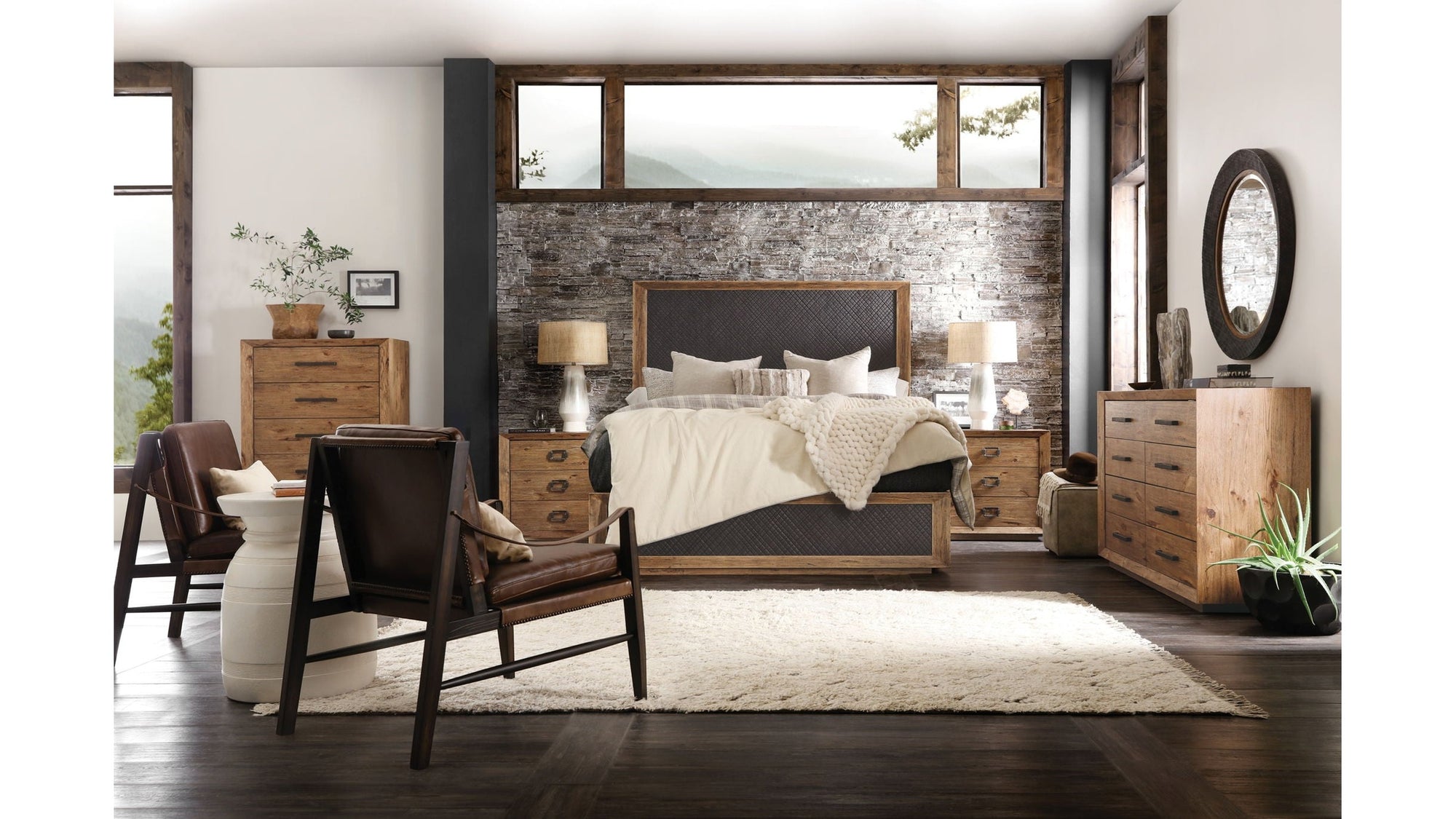 Big Sky - 30" 3-Drawer Nightstand - Light Brown