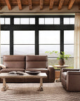 MS - Simone ZG 2 over 2 Power Sofa With Power Headrest and BT speaker - Brown