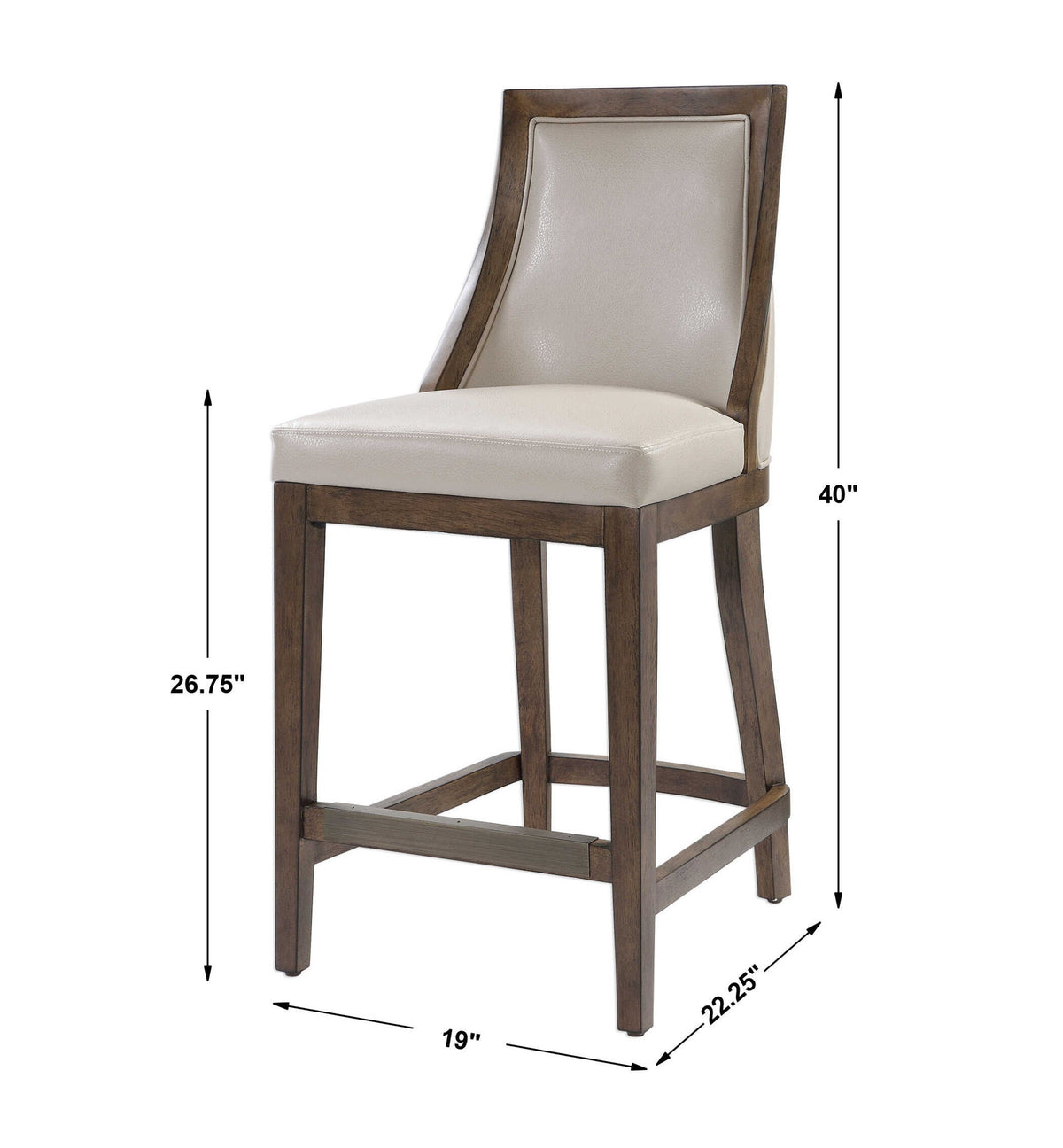 Purcell - Counter Stool - Beige