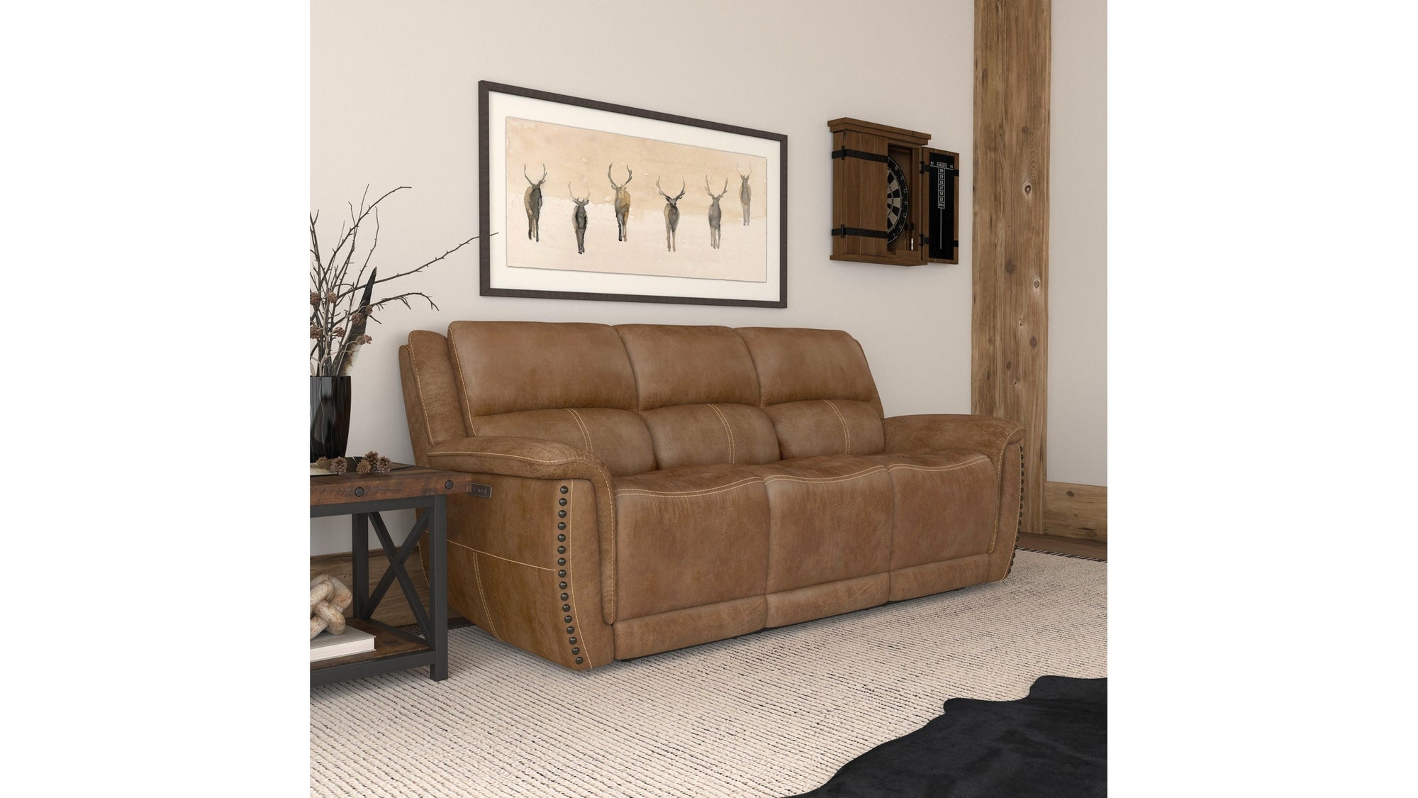 Beau - Power Reclining Sofa With Power Headrests