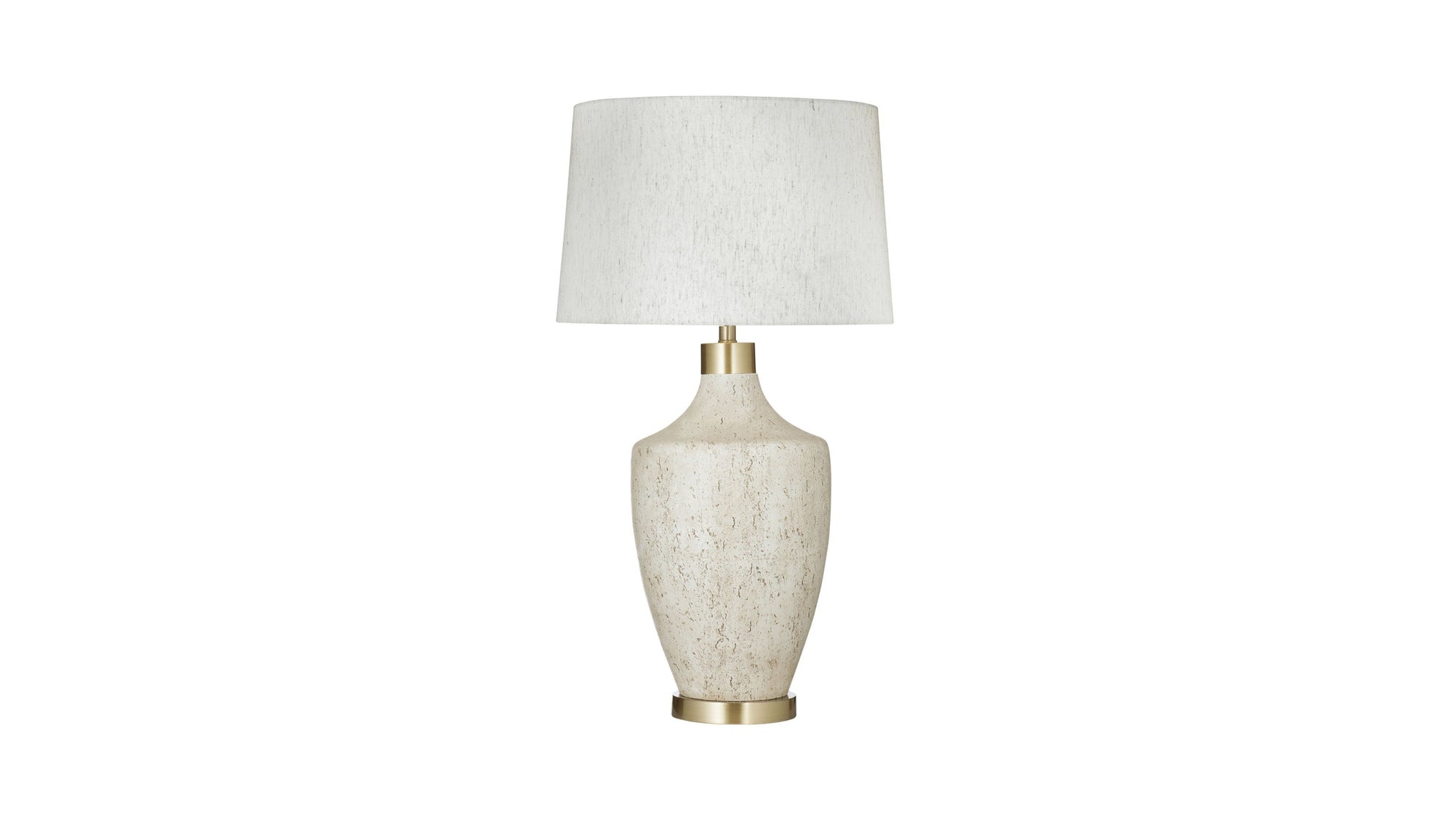 Neecole - Table Lamp - Textured Cream