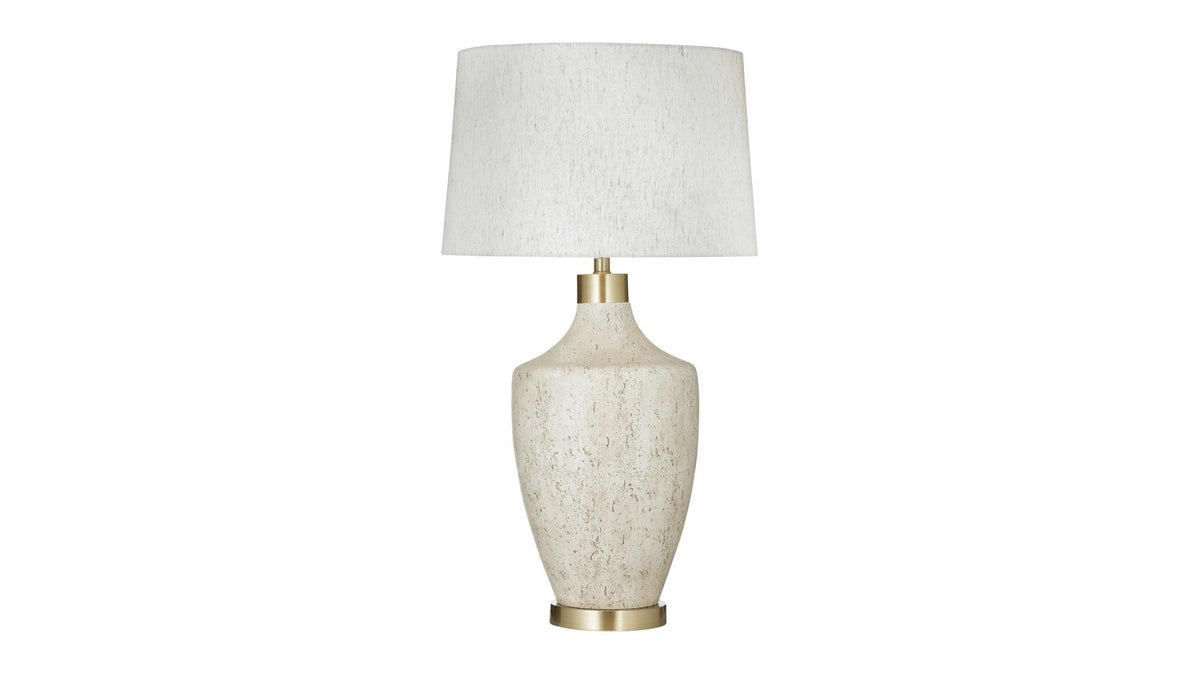 Neecole - Table Lamp - Textured Cream