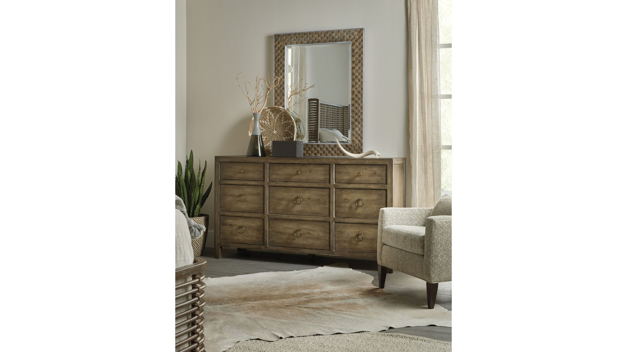 Sundance - 9-Drawer Dresser - Dark Brown