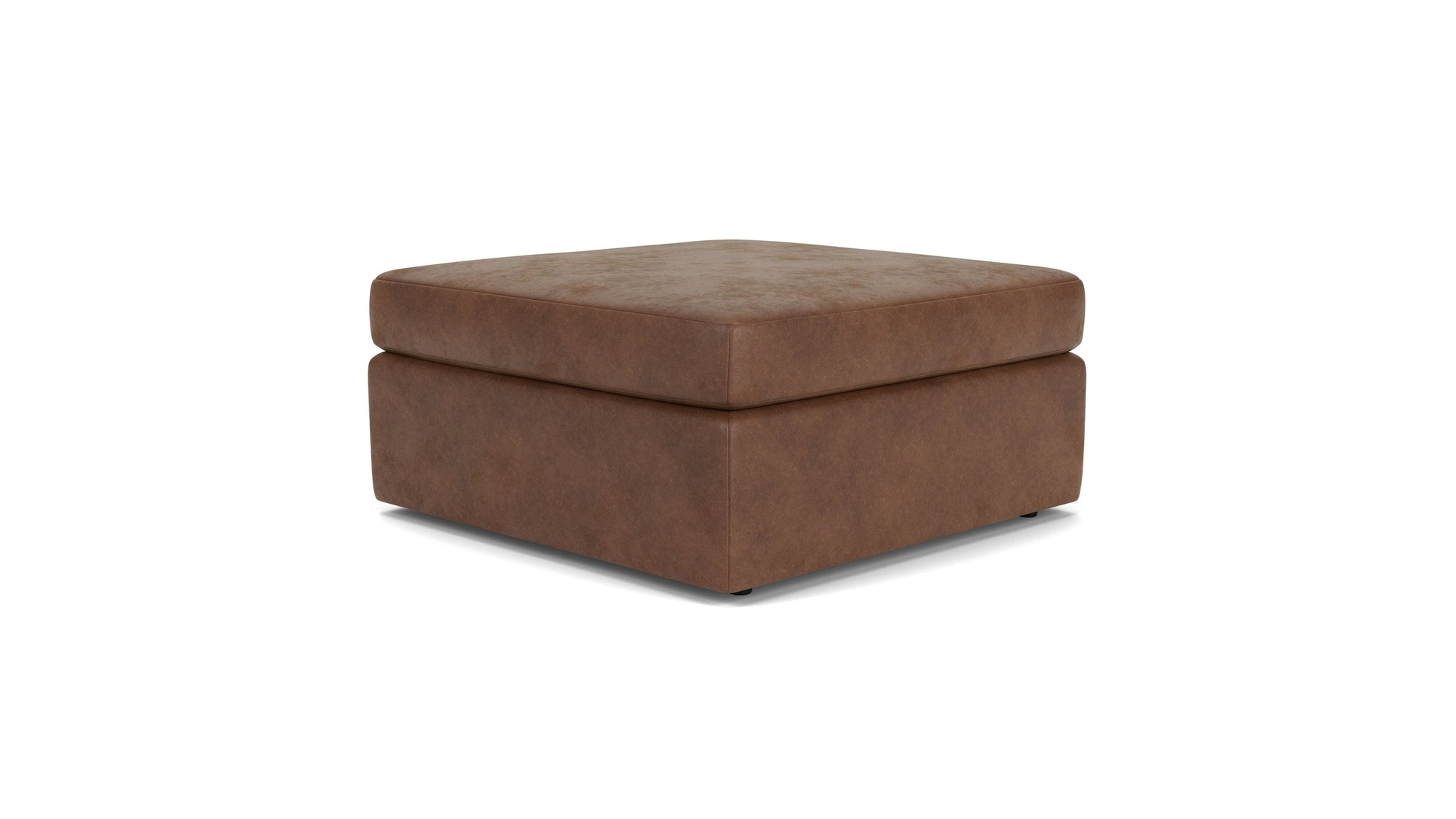 Sky - Fabric Stationary Square Cocktail Ottoman