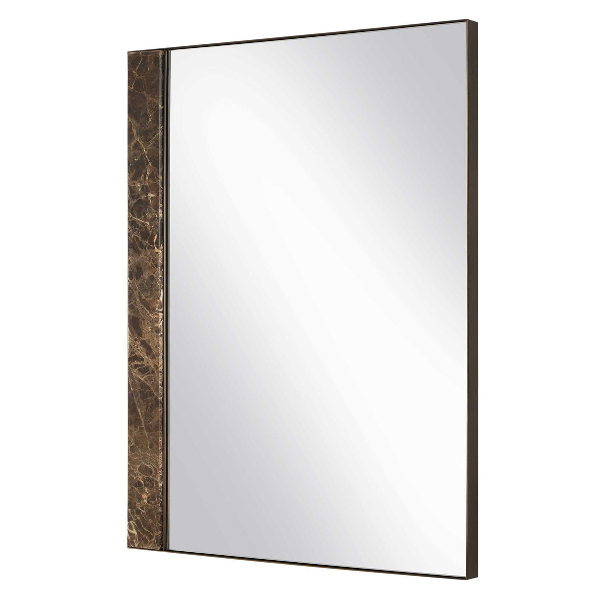 Hanover - Marble Mirror - Bronze / Brown / Gold