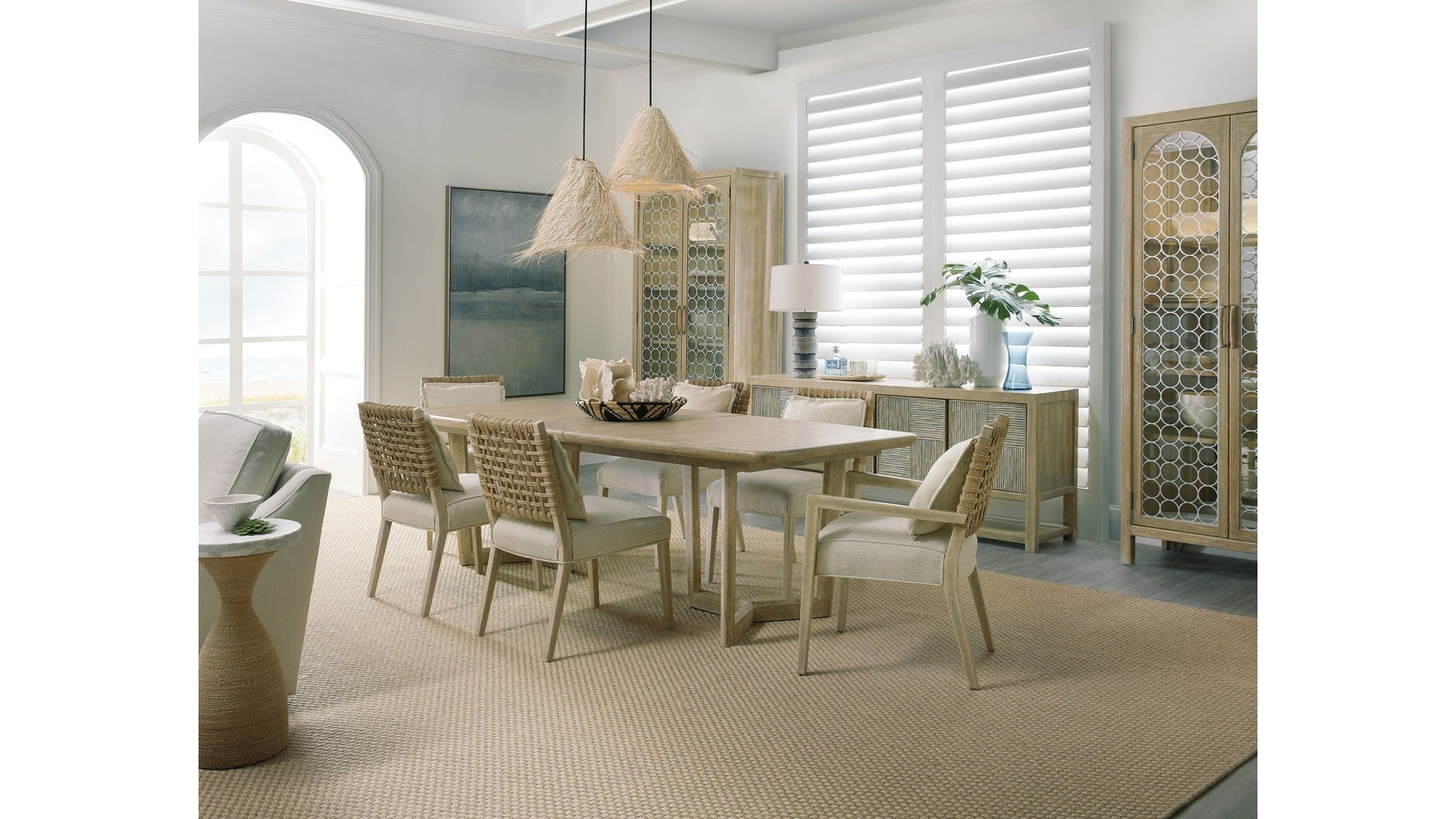 Surfrider - Rectangle Dining Table With 2-18" Leaves