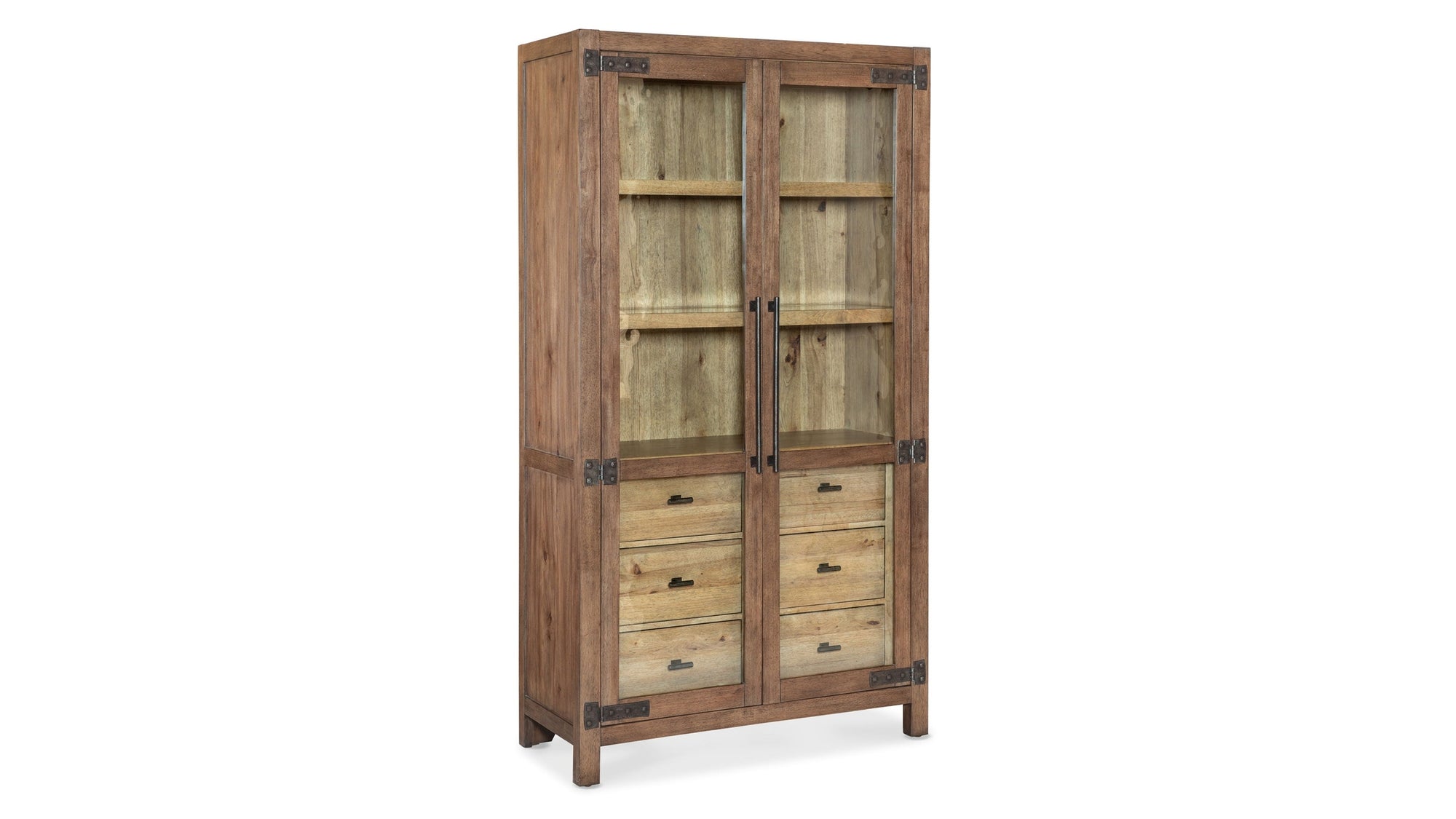 Vineyard Row - Display Cabinet - Light Brown