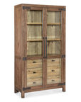 Vineyard Row - Display Cabinet - Light Brown