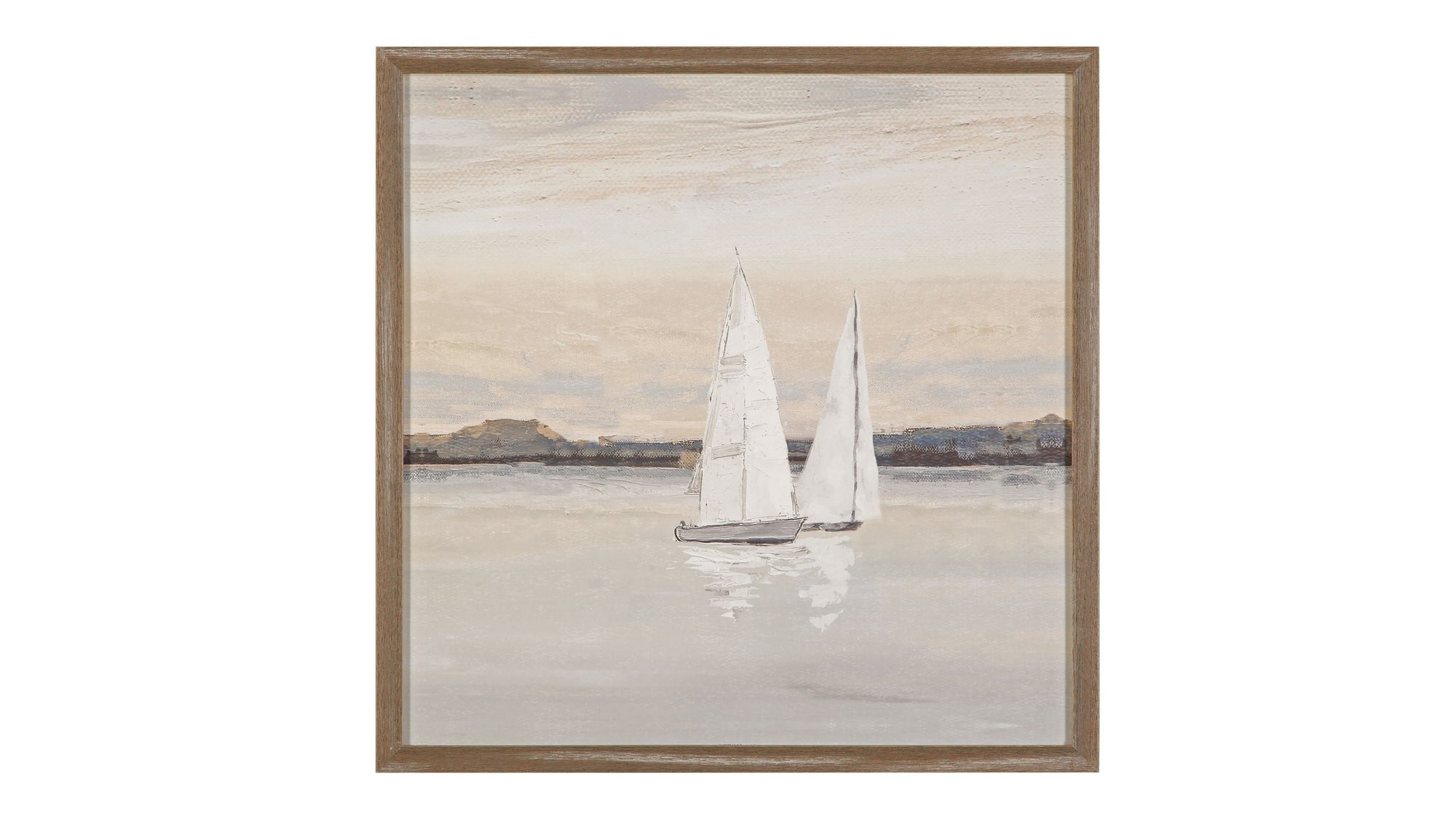 Twilight - Glide Framed Print - Beige