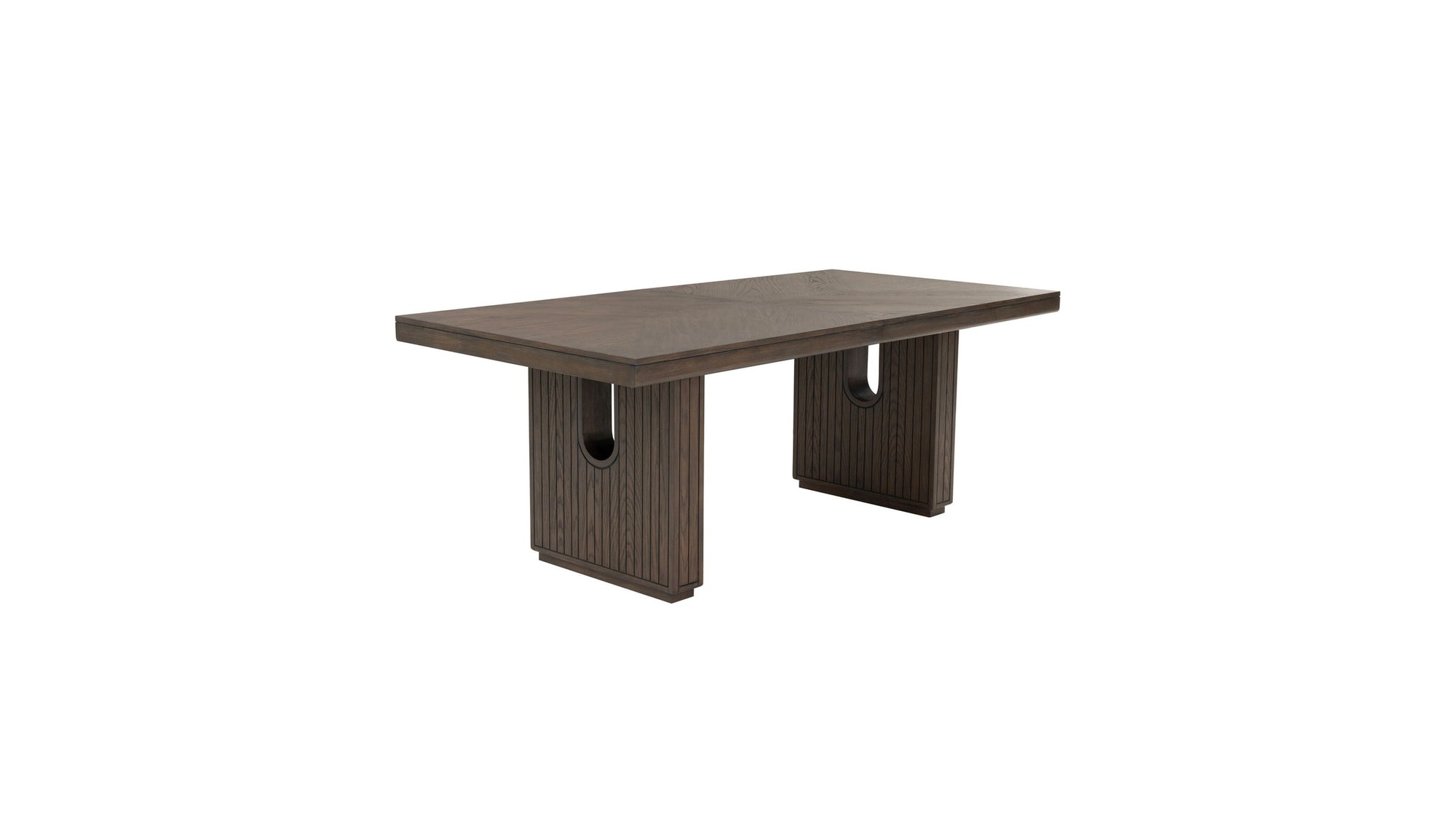 Athens - Rectangular Dining Table - Chocolate Brown