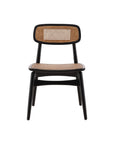 Macie - Side Chair (Set of 2) - Black / Light Brown