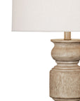 Helford - Table Lamp - Light Brown / White