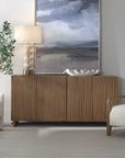 Kellem - Wood 4 Door Cabinet - Natural