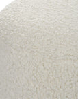 Arles - Shearling Ottoman - White