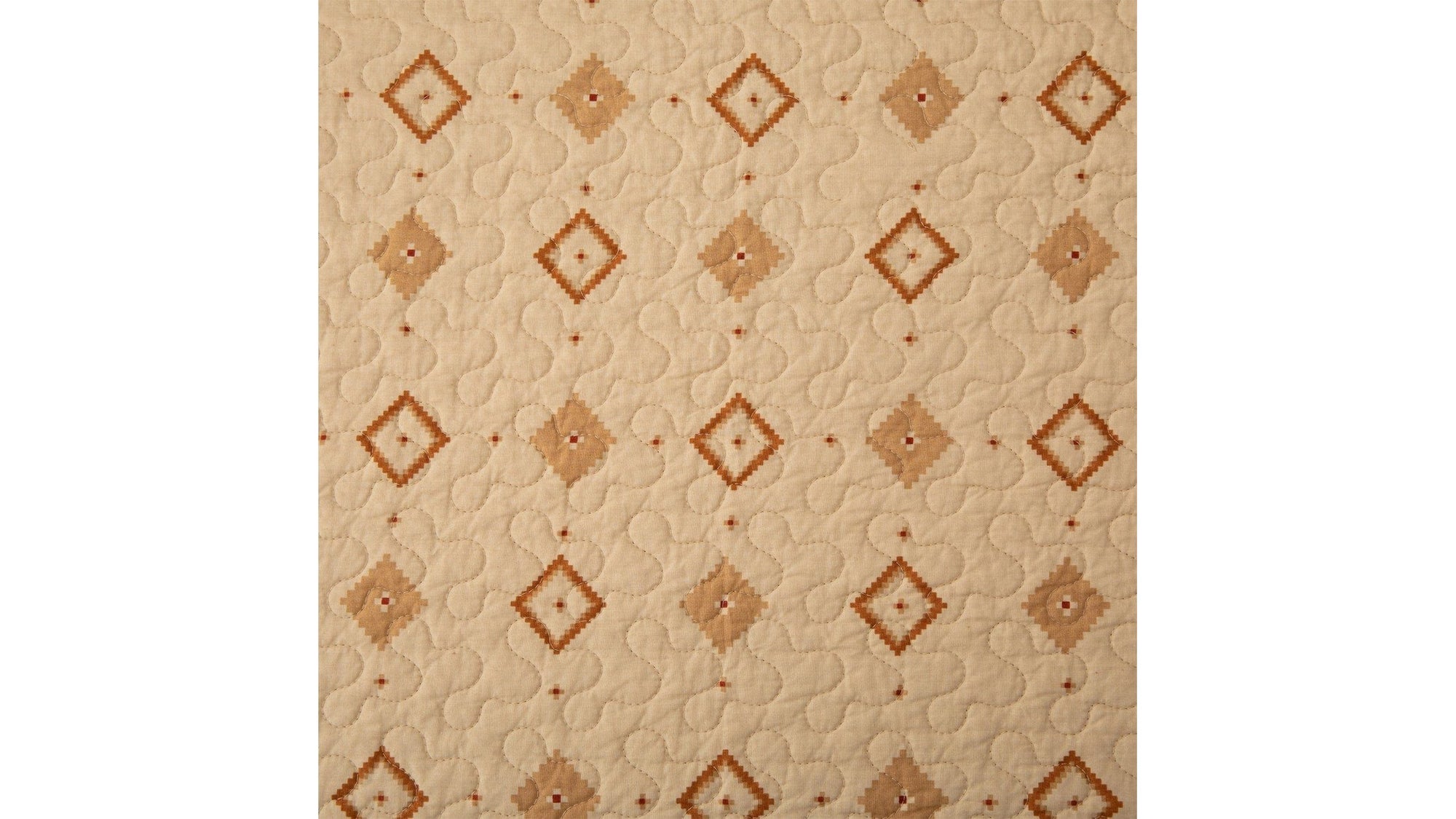 Solace - King Reversible Quilt Set Set of 3 - Red / Orange / Brown