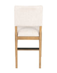Millwork - Counter Chair Set of 2 - White / Light Brown