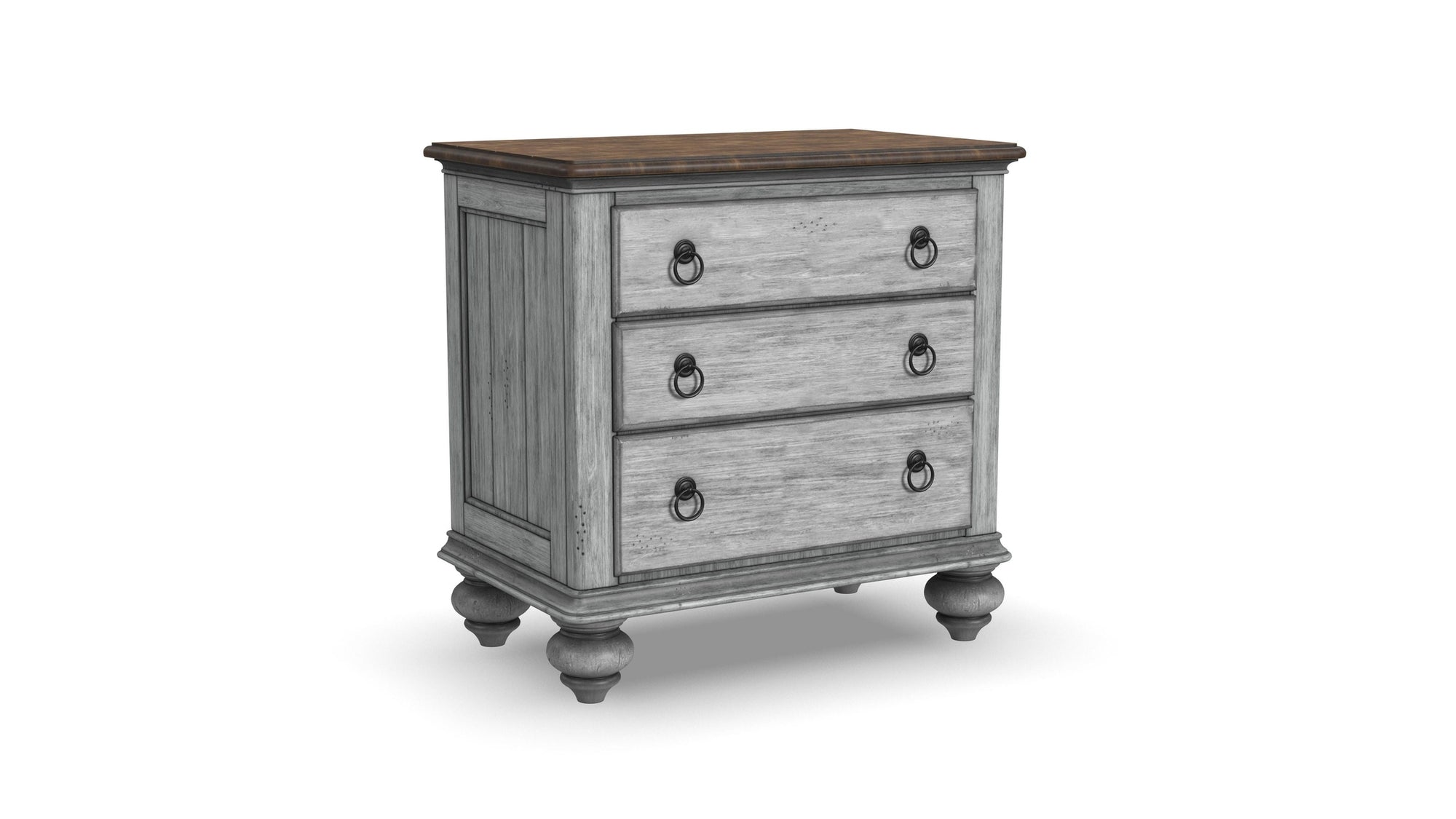 Plymouth - Nightstand - Gray