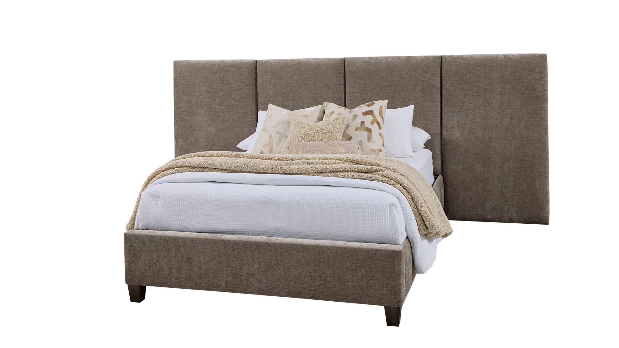 Joinery - Upholstered Wall Bed - Washed White Oak
