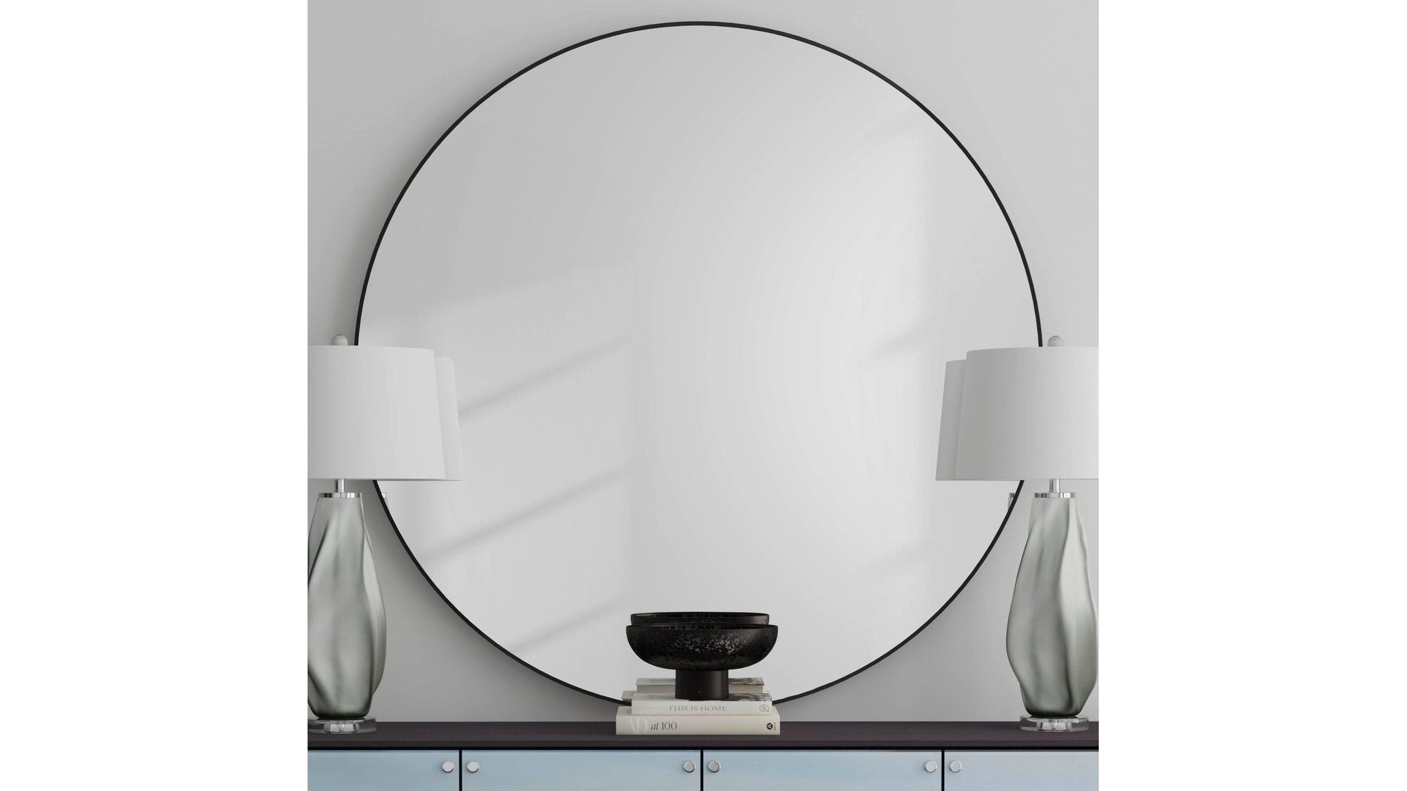 Eltham - Wall Mirror - Black