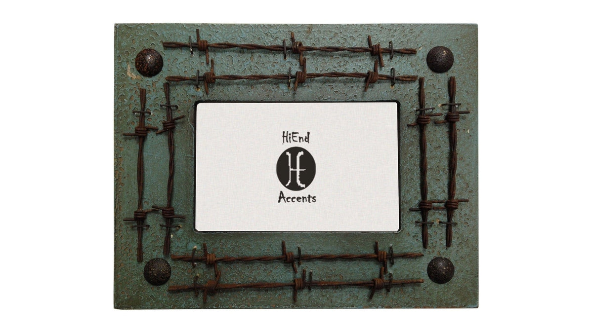 Barbwire - 4" x 6" Double Barbwire 4 Per Carton - Turquoise