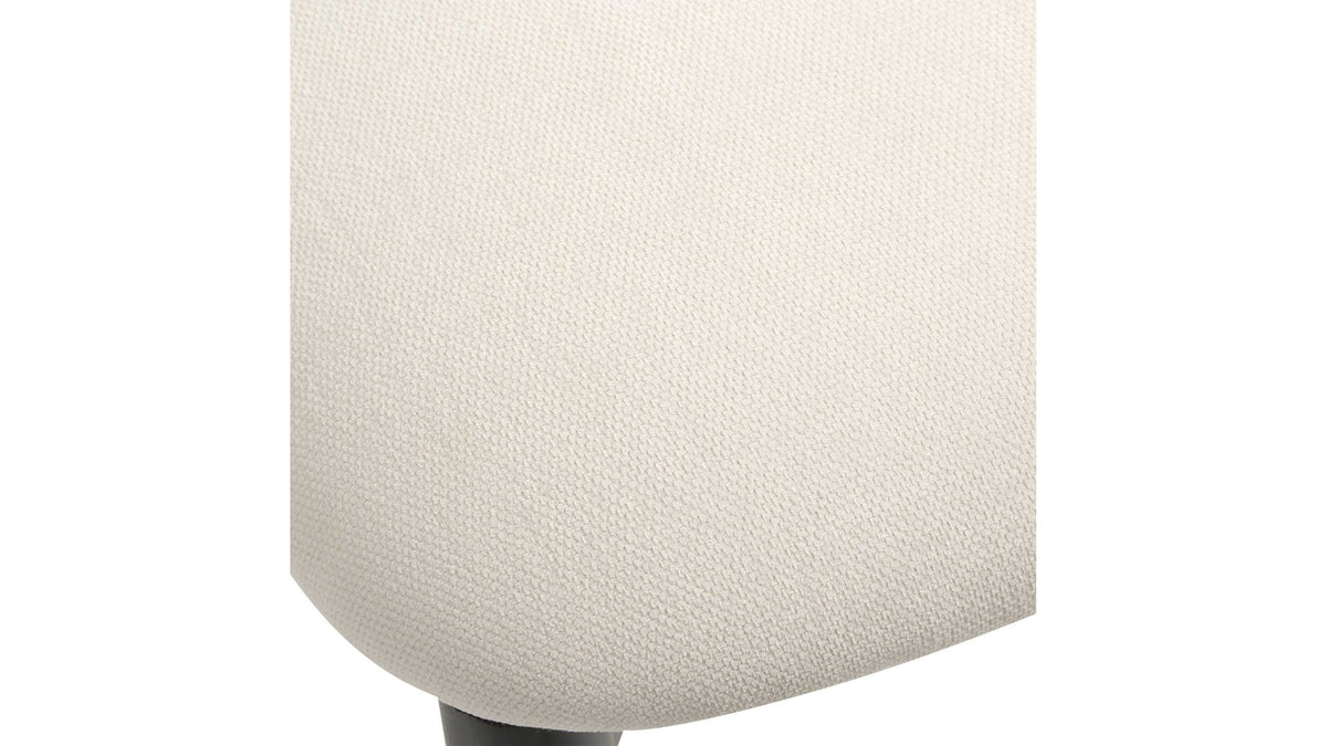 Moxie - Armless Dining Chair (Set of 2) - Black / Off White