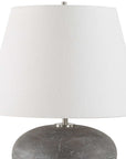 Beckley - Stone Table Lamp - Gray