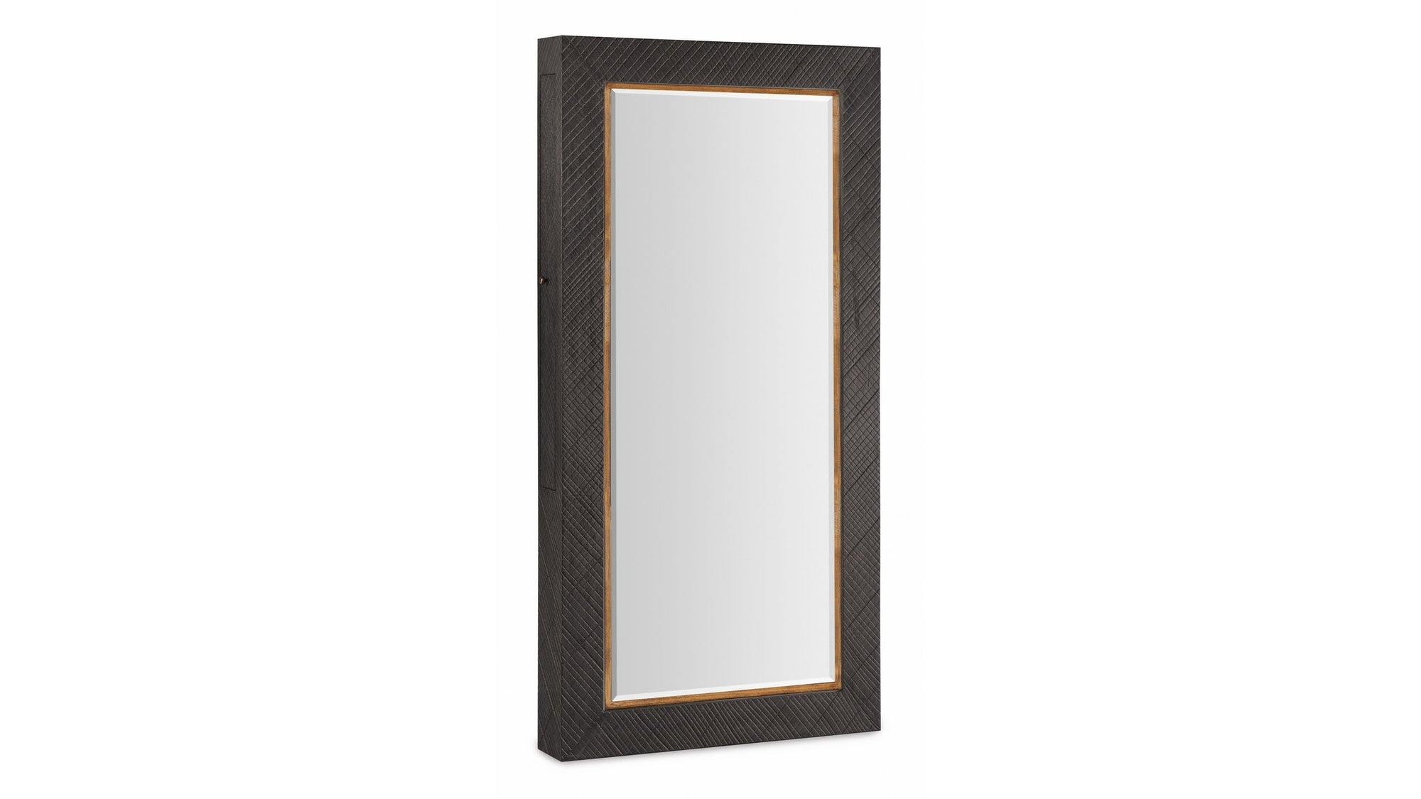 Big Sky - Floor Mirror With Jewelry Storage - Dark Gray