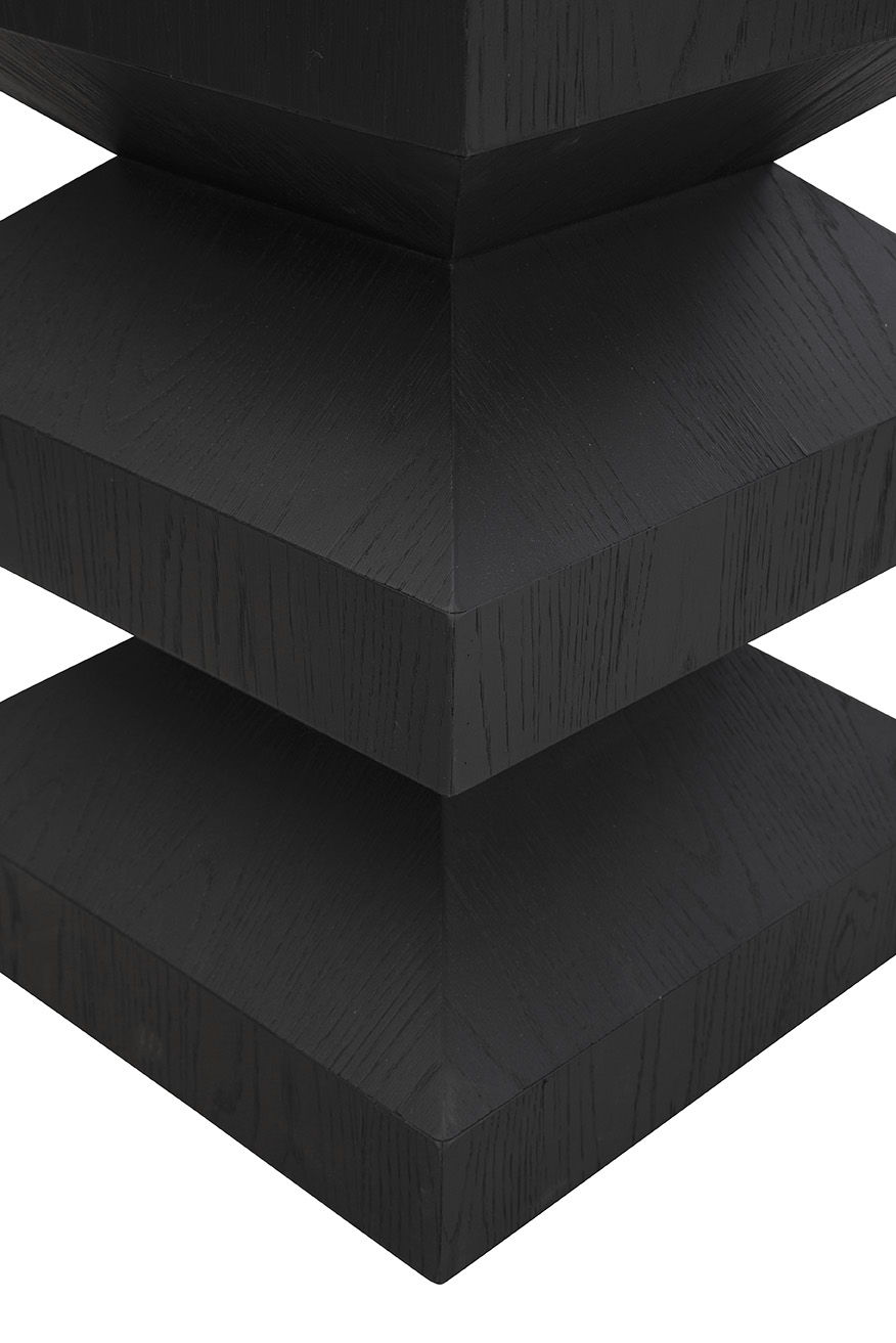 Plato's - End Table - Black