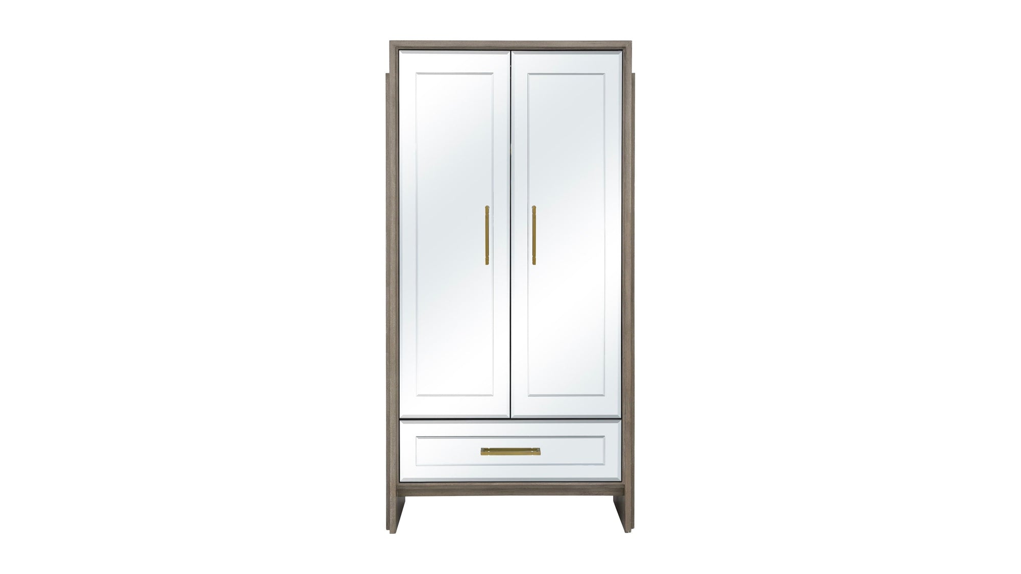 Lansing - Tall Bar Cabinet - Cerused Gray Oak