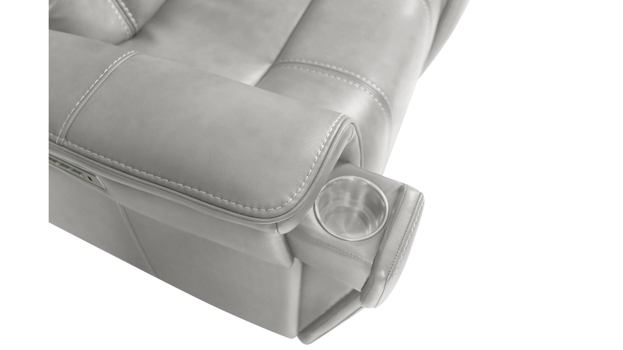 Sanibel - Power Console Loveseat - Wall Prox. Recliner With Power And Power Headrest And Lumbar, Wireless Charger