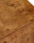 Hughes - Geometric Accent Table - Dark Brown