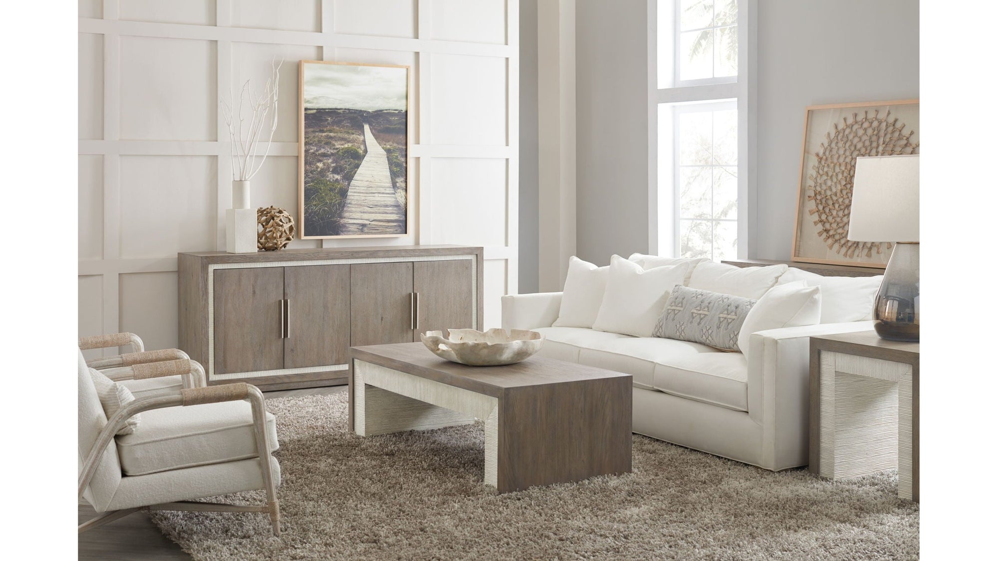 Serenity - Tulum Media Storage Cabinet - Gray