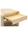 Damone - End Table - Cerused White Oak