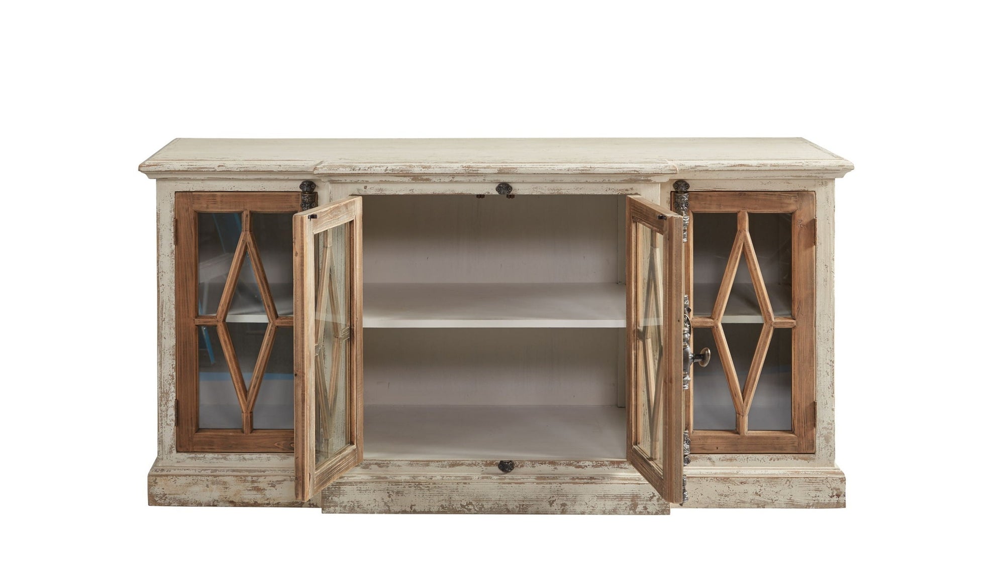 Dove Stalone - Glass Front Server - Beige