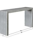 Aerina - Console Table - Aged Gray