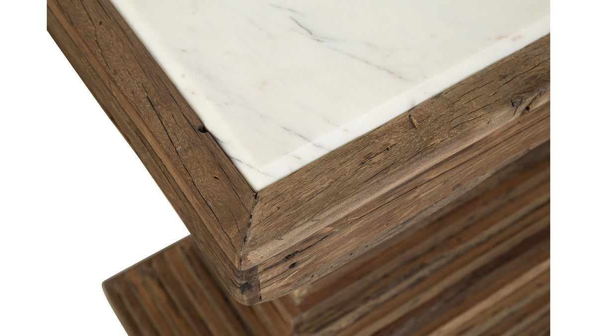 Stackers - Marble Console - Dark Brown