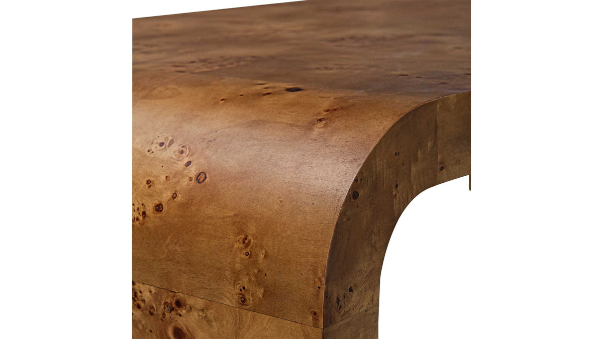 Carraway - Burl Wood Coffee Table - Woodtone
