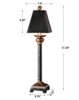 Bellcord - Buffet Lamp - Black