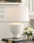 Maisie - White Table Lamp - White