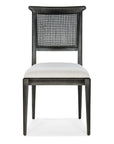 Charleston - Upholstered Seat Side Chair Set of 2 - Black
