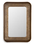 Alvaro - Antique Brass Mirror