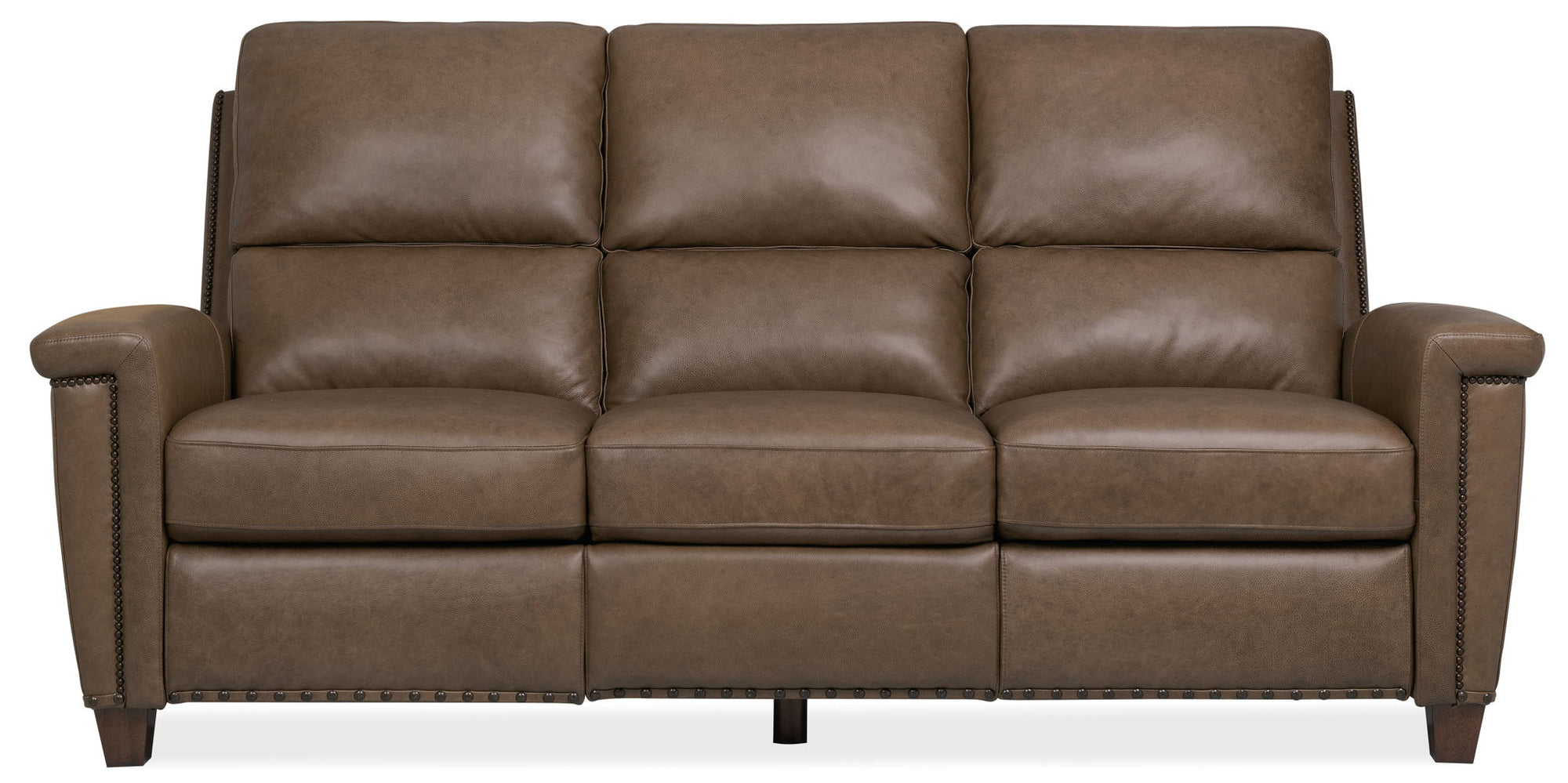MS - Julian Zero Gravity Power Sofa with Power Headrest - Dark Brown