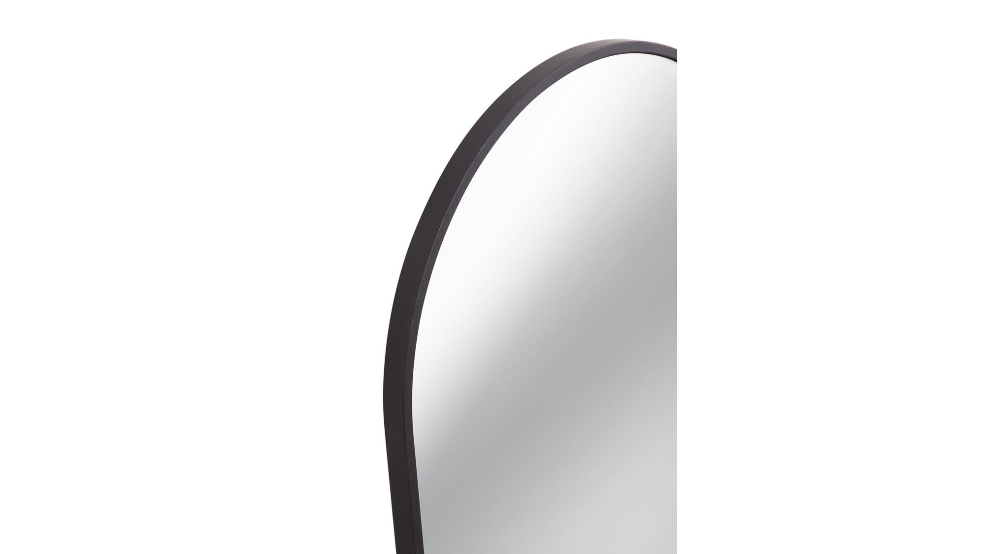 Oval - Wall Mirror - Black