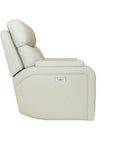 Gunner - Recliner With Power And Power Headrest - Almond