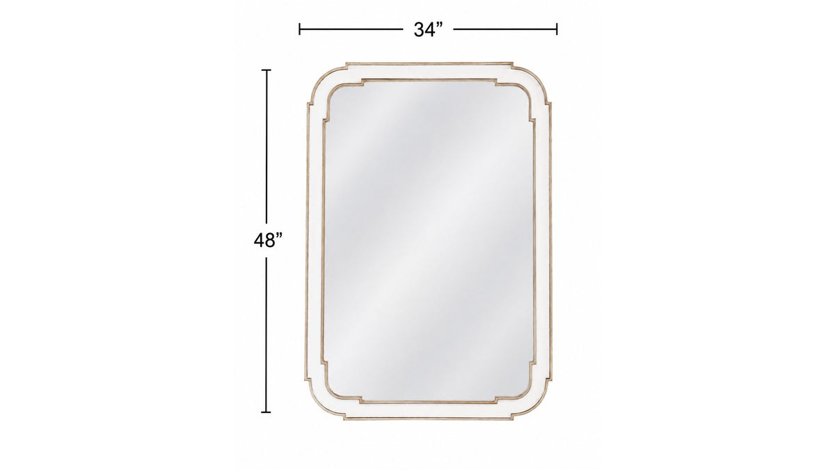 Sasha - Wall Mirror - White