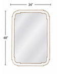 Sasha - Wall Mirror - White