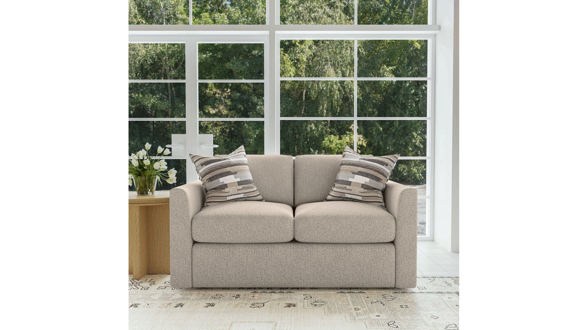 Sky - Fabric Loveseat