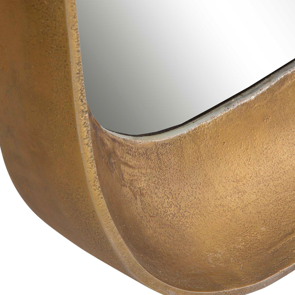Bradano - Brass Arch Mirror - Bronze